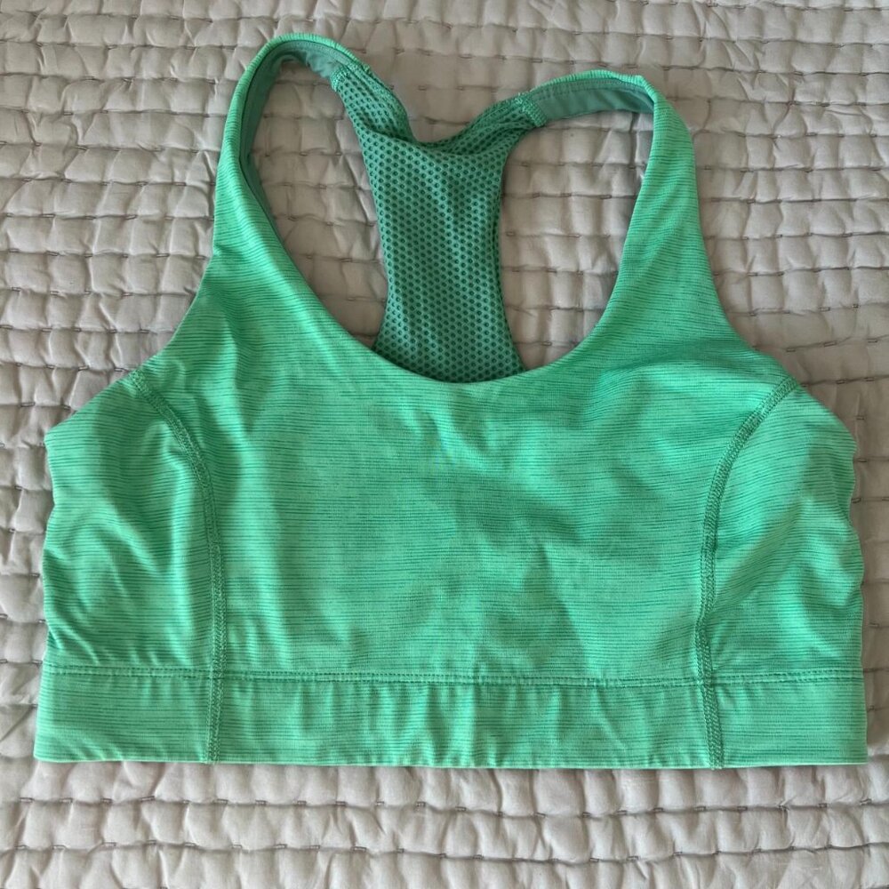 Outdoor Voices Women's Green and Orange Bra